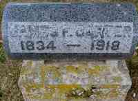 James F CARTER - Grave