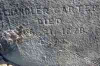 Chandler CARTER - Grave
