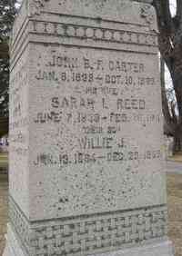 John B. F. CARTER - Grave
