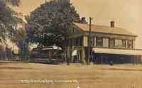 Castleton, Vermont, USA - Trolley and The St. Lawrence at Castleton Corners, Vt.