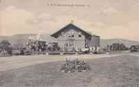 Castleton, Vermont, USA - D. & H. Railroad Depot