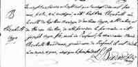 Elisabeth CAYA - Baptism  Naissance: 22 FEB 1799, Baie-du-Febvre, Yamaska, QC Baptême: 23 FEB 1799, Baie-du-Febvre, Yamaska, QC Par/mar: Joseph Caya et Marie-Elisa
