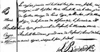 Marie-Elisabeth CAYA - Baptism CAYA, Marie-Elisabeth Naissance: 26 JAN 1803, Baie-du-Febvre, Yamaska, QC Baptême: 26 JAN 1803, Baie-du-Febvre, Yamaska, QC Par/mar: Lou
