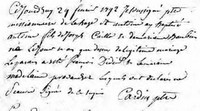 Antoine CAYA (CAILLA) - Baptism Naissance: 24 FEB 1742, Baie-du-Febvre, Yamaska, QC Baptême: 24 FEB 1742, Baie-du-Febvre, Yamaska, QC Par/mar: François Didier et Madelai
