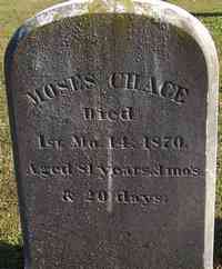 Moses CHACE (CHASE) - Grave