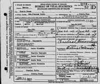 Frantiska Antonina CHALUPKA - Death