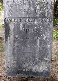 Lyman CHAMBERLIN - Grave