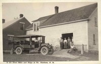 Chatham, New Hampshire, USA - Post Office and Stage at No. Chatham, N.H.