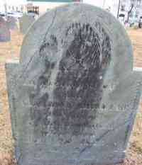 Thomas CHEEVER - Grave  Inscription: Inscriptions from the old burying ground, Lynn, Mass. by Moulton, 1868, p. 36: In memory of Mr. Thomas Cheever, A SOLDIER OF