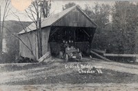 Chester, Vermont, USA - Covered Bridge near Chester, Vt.