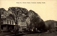 Chester, Vermont, USA - Depot St., Chester Depot, Vermont, Looking North