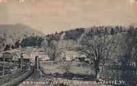 Chester, Vermont, USA - R.R. Station and Post Office, Gassetts, Vt., 1908