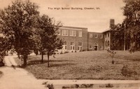 Chester, Vermont, USA - The High School Building