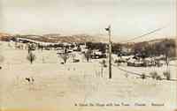 Chester, Vermont, USA - A Grand Ski Slope with two Tows