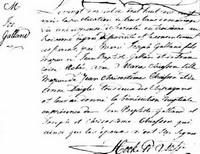 Marie CHIASSON - 1820 marriage