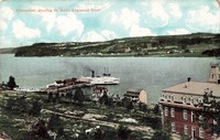 Chicoutimi-Nord, Québec, Canada - Chicoutimi, showing St. Anne, Saguenay River