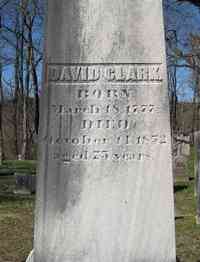 David CLARK - Grave
