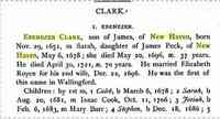 Ebenezer CLARK - Title History of Wallingford, Conn: from its settlement in 1670 to the present time, including Meriden, which was one of its parishes until 1806, and