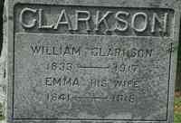 William CLARKSON - Grave