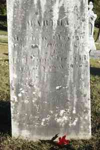 Martha CLAYTON - Grave