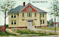 Clinton, Maine, USA - High School, 1912