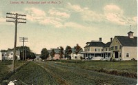 Clinton, Maine, USA - Clinton, Maine, USA - Clinton, Me., Residential part of Main St