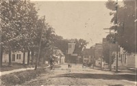 Clinton, Maine, USA - Railroad Street, 1917