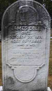 James COLE - Grave