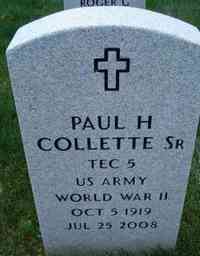 Paul Hector COLLETTE - Grave