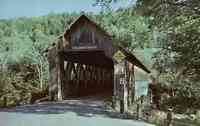 Lemington, Vermont, USA - Covered Bridge between Columbia, N.H. and Lemington, V.T.