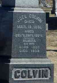Joel COLVIN - Grave