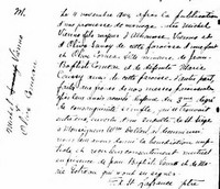 Marie Olive COMEAU - 1844 marriage