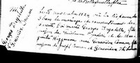 Marie Geneviève COMEAU - 1824 marriage