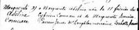 Marguerite Adeline COMEAU - Baptism