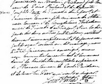 Pierre Amateur Martin RICHARD - 1831 marriage