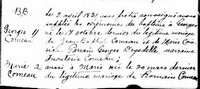 Marie COMEAU - Baptism (part 1)