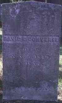 David E. CONVERSE - Grave