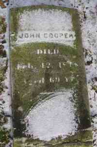 John COOPER - Grave
