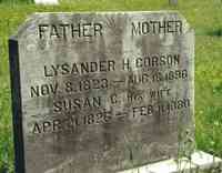 Lysander H CORSON - Grave