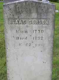 Isaac CORSON - Grave
