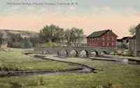 Cortland, New York, USA - Old Stone Bridge, Clinton Avenue, Cortland, N.Y.