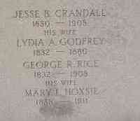 Jesse Burdick CRANDALL - Grave