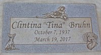 Clintina "Tina" Veronica CROSS - Grave