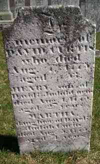 David CURTIS - Grave