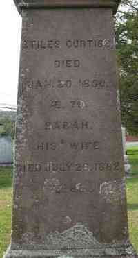 Stiles CURTISS - Grave