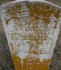 Lewis Cleveland CURTISS - Grave Inscription: SGT. L. C. CURTIS CO. K 20TH CONN. INF.
