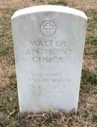 Walter Anthony CUSICK - Grave