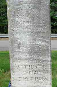 Maria Rejina SYRIAC (CYRIAC) - Grave