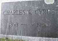 Charles William CYRUS -