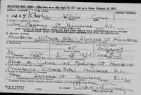 Charles William CYRUS - white, 5 11 3/4 tall, hazel eyes, 198 lbs, brown hair, light complexion 2 moles on rt cheek, 1 on left